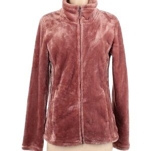 32 Degrees Ladies’ Plush Jacket - super soft - Small - brown faux fur